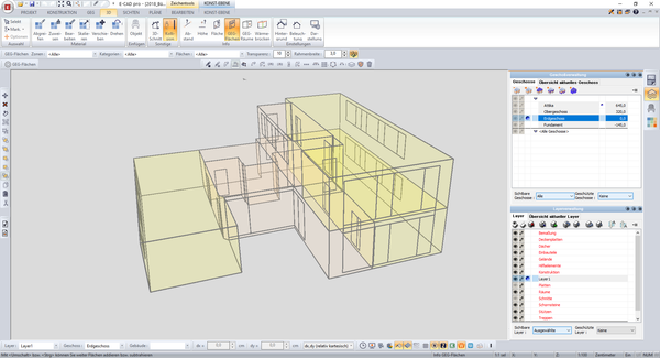 E-CAD4 - 3D Gebäudeassistent - 30 Tage Demoversion